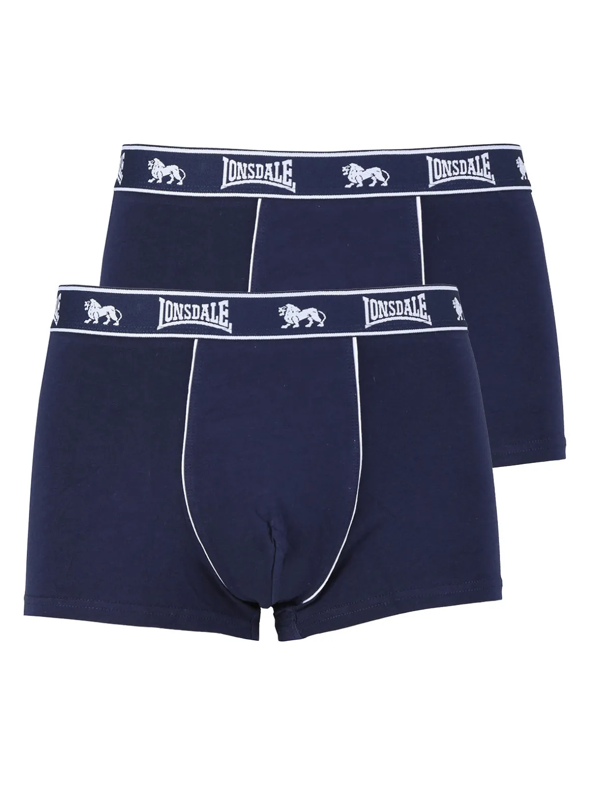 Lonsdale Confezione da 2 boxer da uomo in cotone