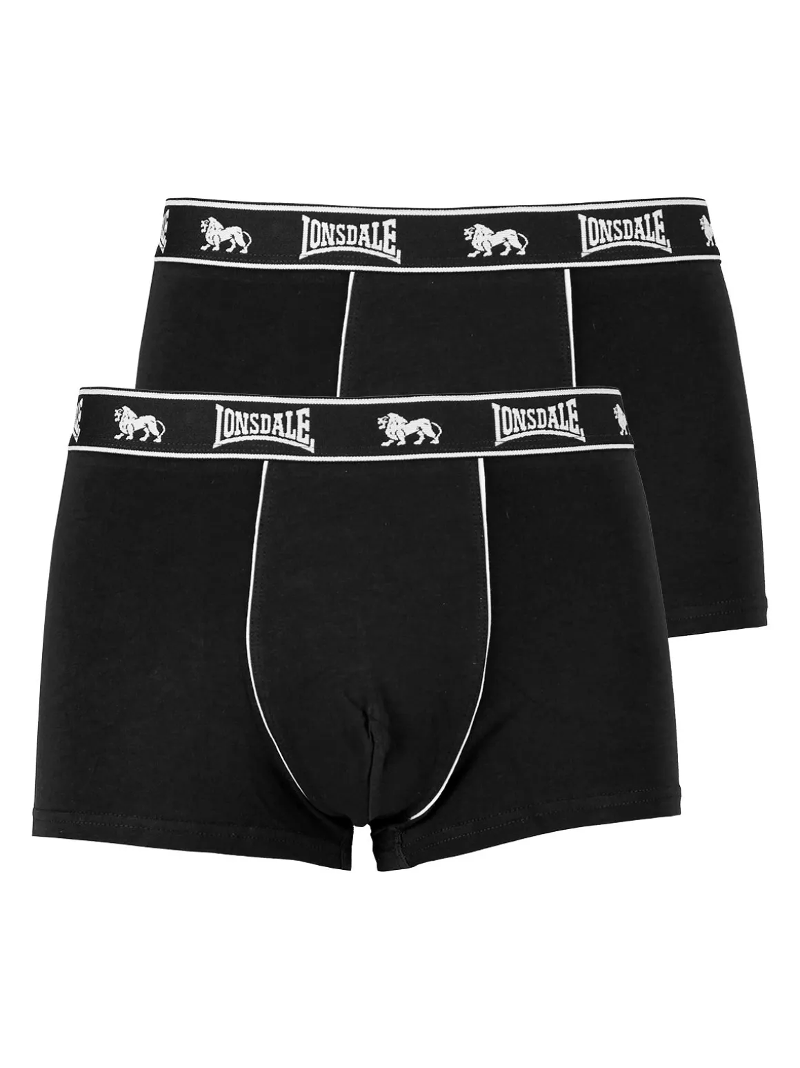 Lonsdale Confezione da 2 boxer da uomo in cotone