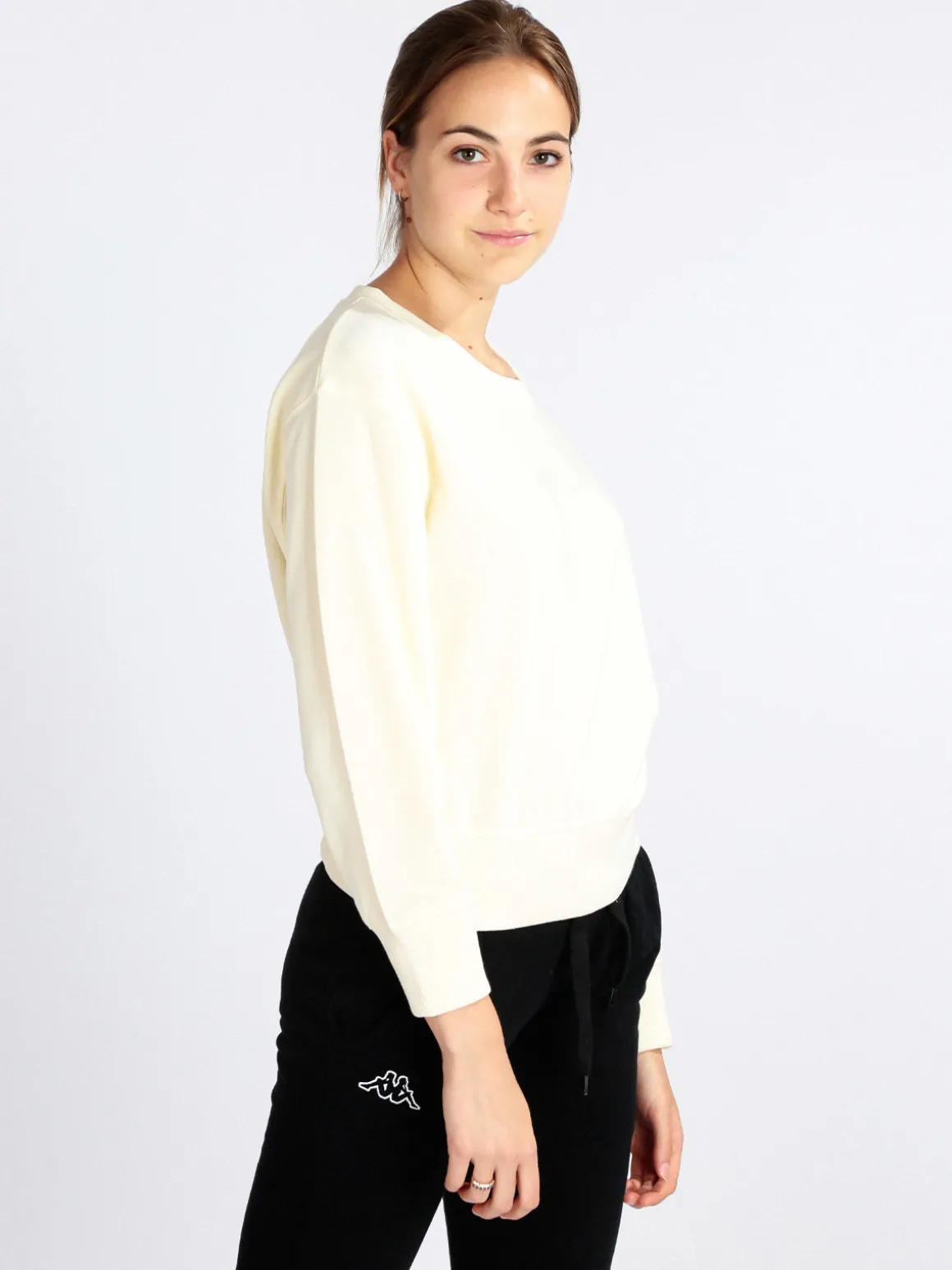 Lonsdale Felpa girocollo da donna in cotone