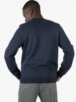 Lonsdale Felpa girocollo da uomo con logo - blu scuro