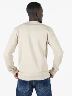 Lonsdale Felpa girocollo da uomo con logo - beige