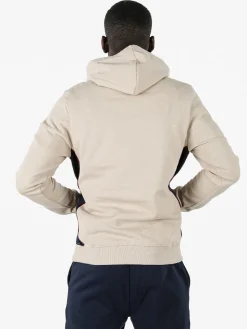 Lonsdale Felpa sportiva da uomo con cappuccio e logo - beige