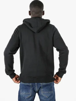 Lonsdale Felpa sportiva da uomo con cappuccio e zip - grigio