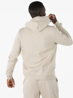 Lonsdale Felpa sportiva da uomo con cappuccio e logo - blu