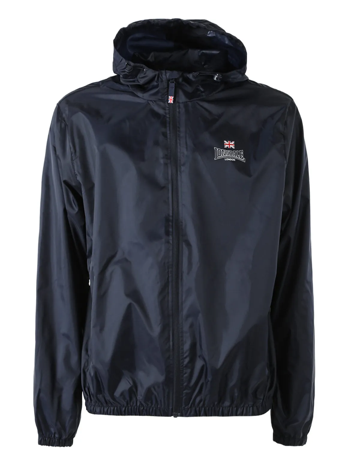 Lonsdale Giacca a vento con cappuccio e zip - blu scuro