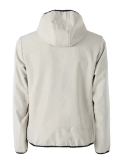 Lonsdale Giacca a vento da uomo con cappuccio e zip - beige