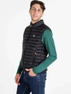 Lonsdale Gilet da uomo imbottito - nero