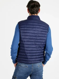 Lonsdale Gilet da uomo imbottito - blu scuro