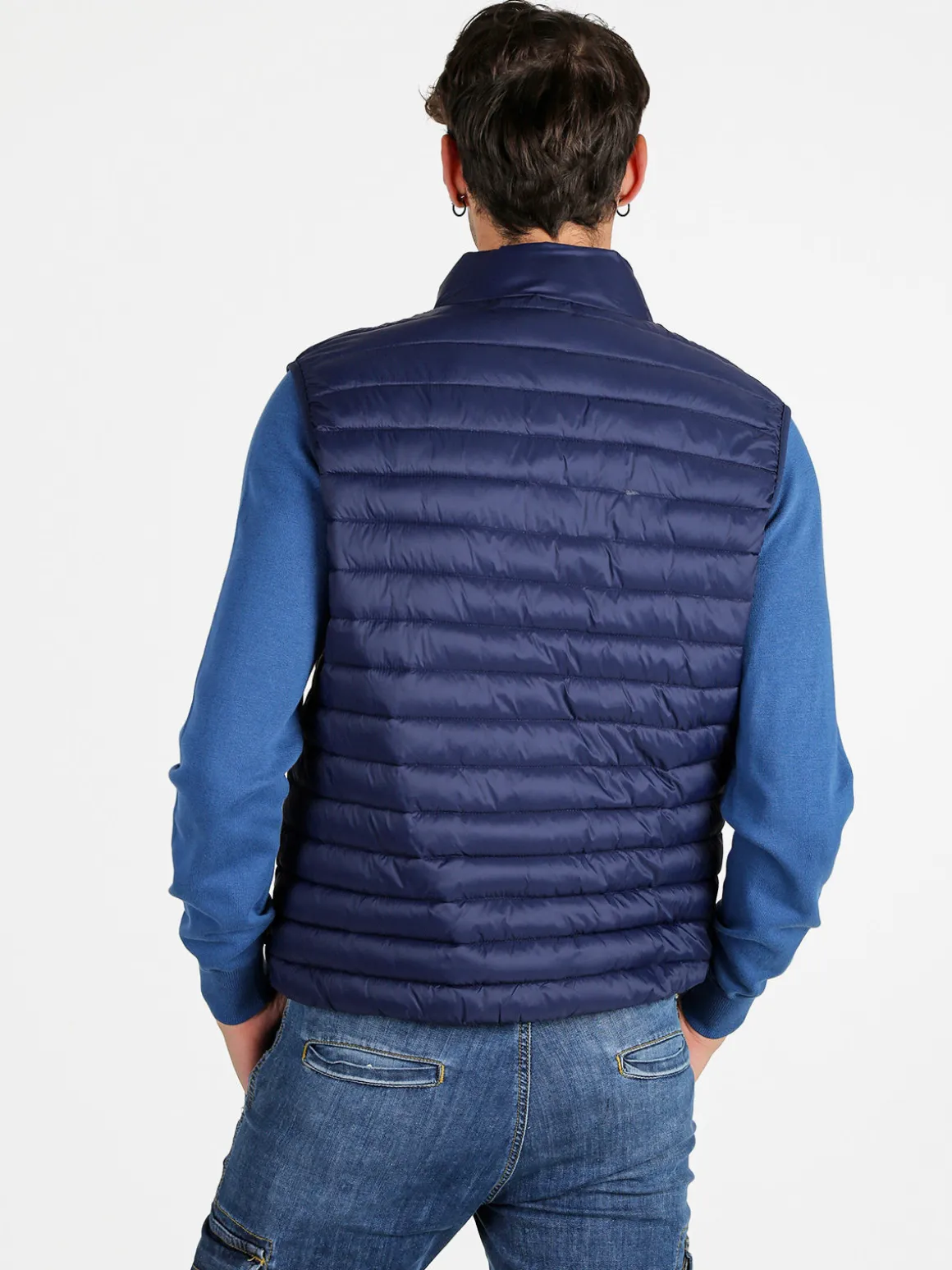 Lonsdale Gilet da uomo imbottito - blu scuro