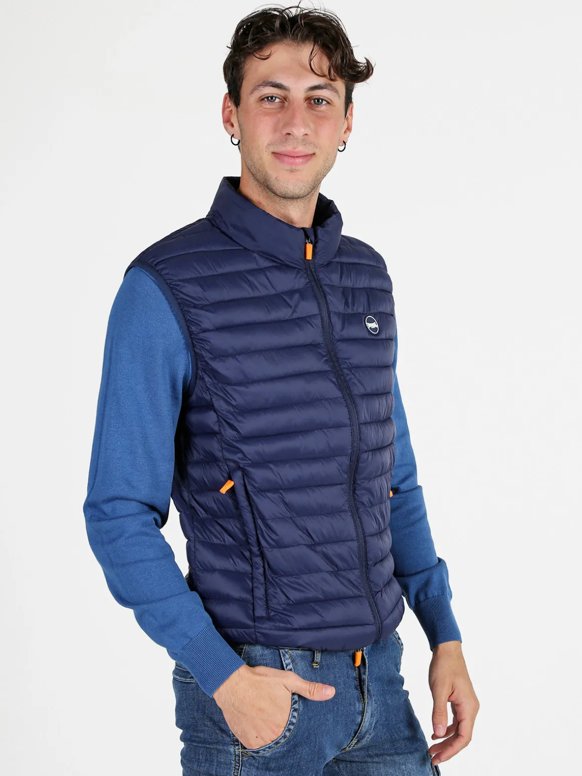 Lonsdale Gilet da uomo imbottito - blu scuro