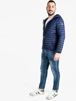 Lonsdale Giubbino da uomo 100 grammi con cappuccio e zip