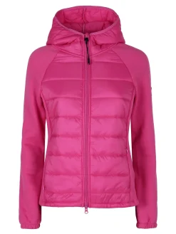 Lonsdale Giubbotto donna con cappuccio e maniche in felpa