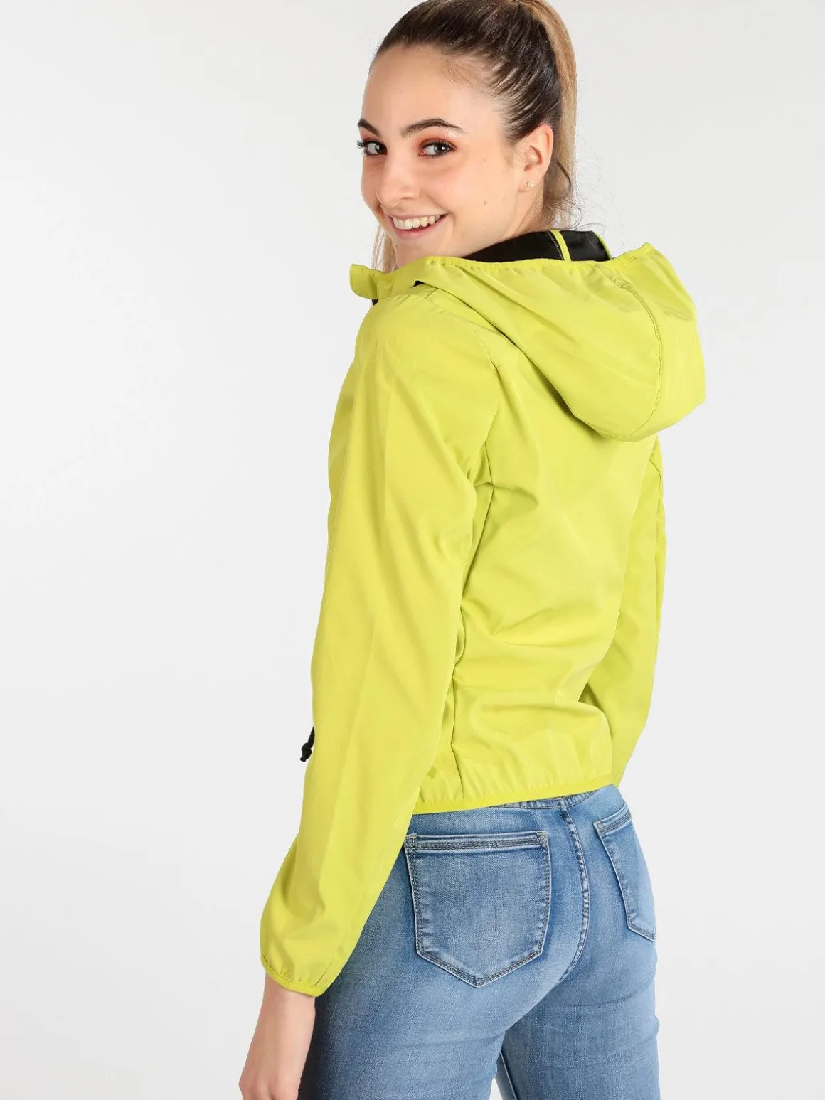 Lonsdale LODPE 215990 giubbino donna con zip e cappuccio