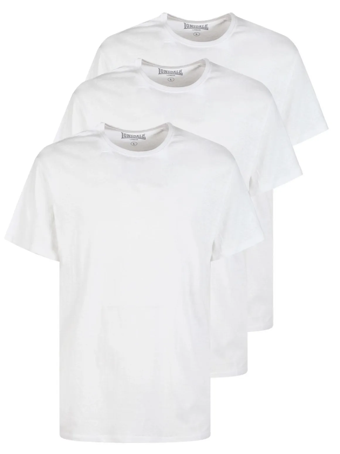 Lonsdale Maglia intima uomo manica corta 3 Pezzi