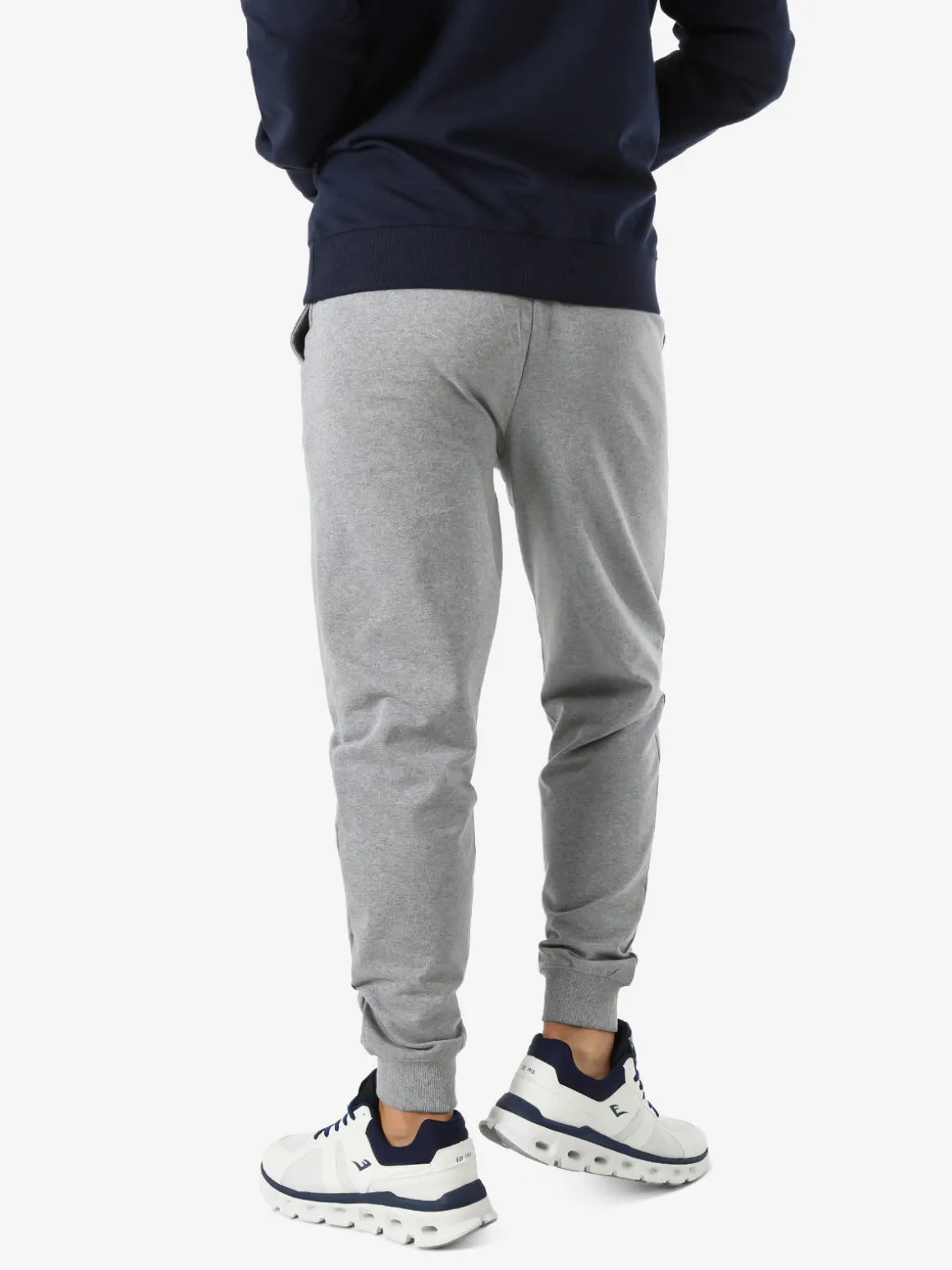 Lonsdale Pantaloni sportivi da uomo con coulisse e polsini - grigio