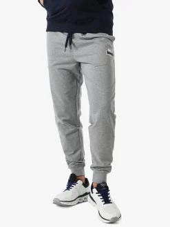 Lonsdale Pantaloni sportivi da uomo con coulisse e polsini - grigio