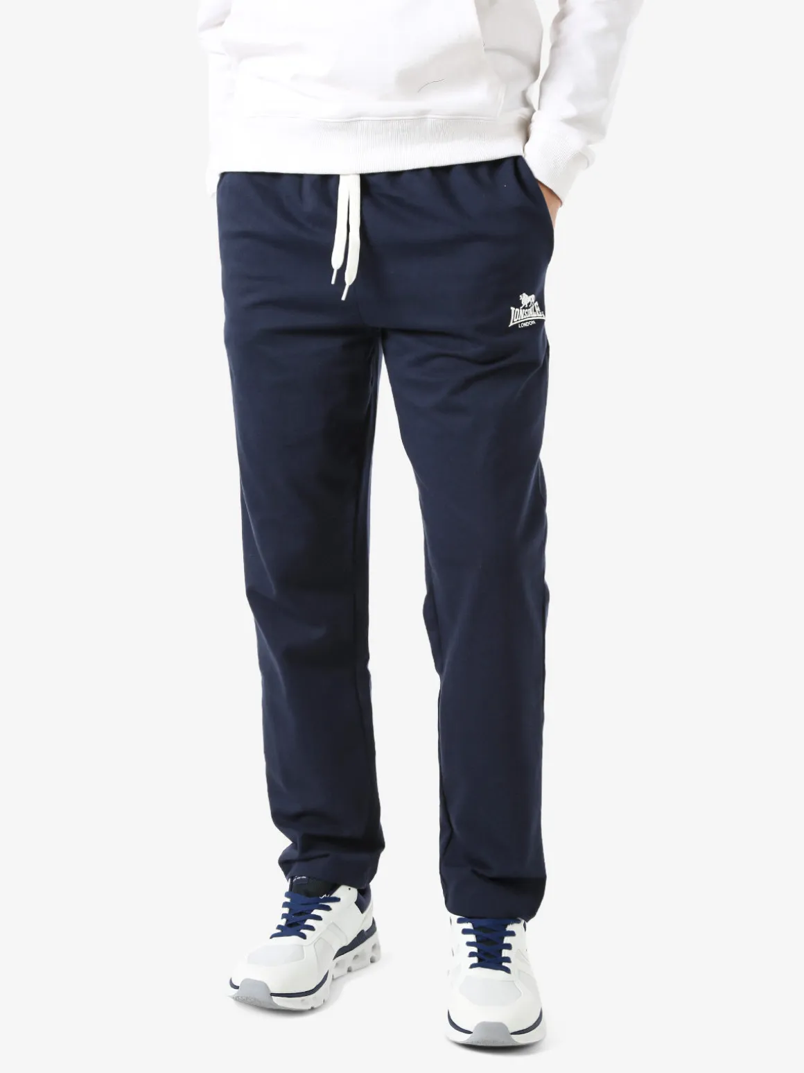 Lonsdale Pantaloni sportivi da uomo con coulisse - blu scuro