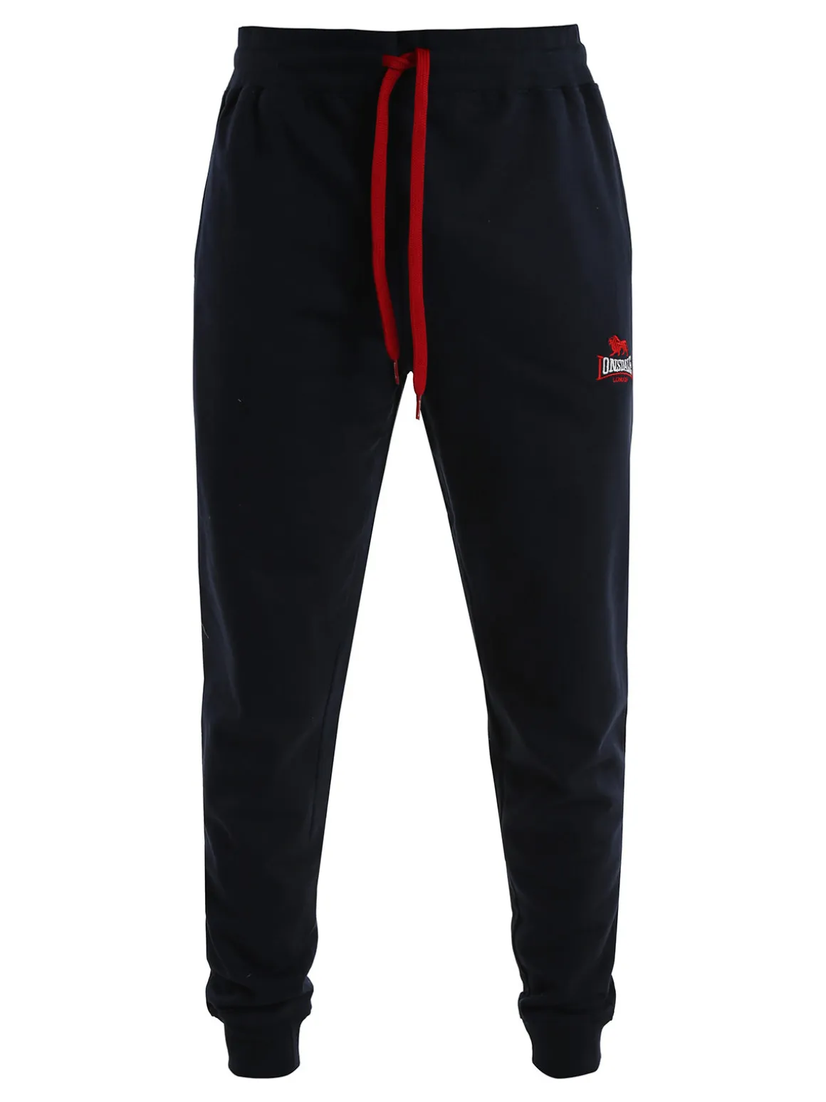 Lonsdale Pantaloni tuta da uomo con coulisse e polsini - blu