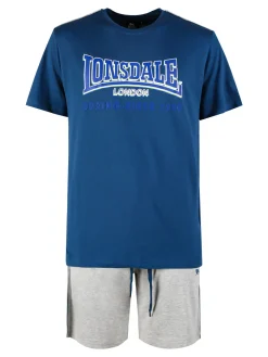 Lonsdale Pigama corto da uomo in cotone
