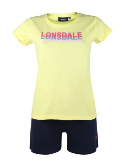 Lonsdale Pigiama corto da donna in cotone