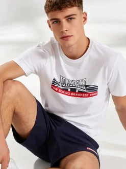 Lonsdale Pigiama corto da uomo in cotone