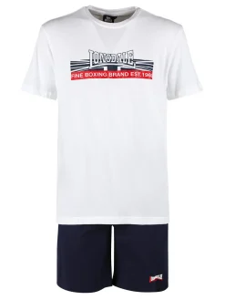 Lonsdale Pigiama corto da uomo in cotone