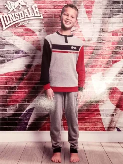 Lonsdale Pigiama lungo da bambino in cotone