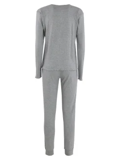 Lonsdale Pigiama lungo da donna misto cotone