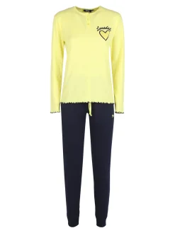 Lonsdale Pigiama lungo da donna in cotone