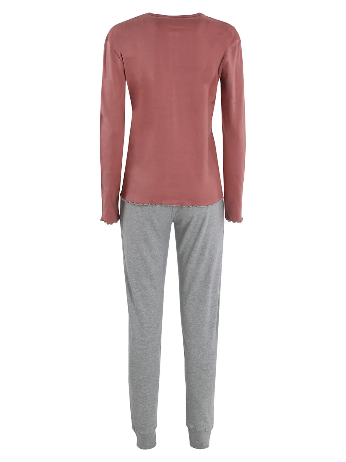 Lonsdale Pigiama lungo da donna in misto cotone