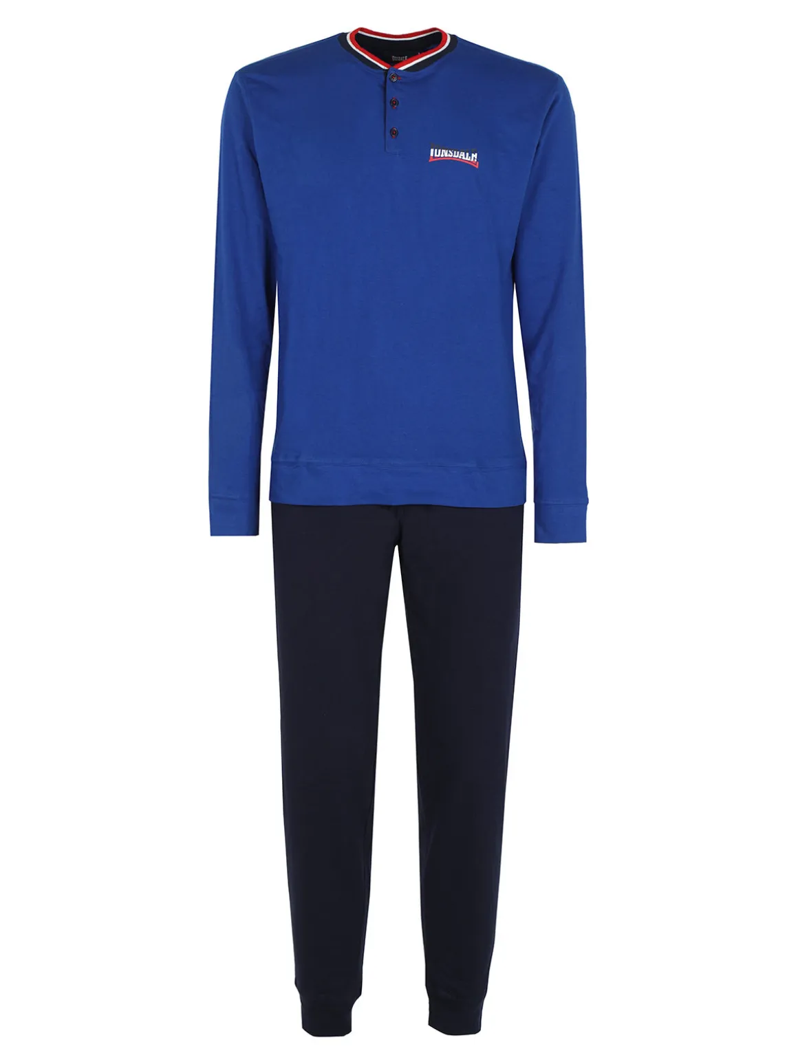 Lonsdale Pigiama lungo da uomo in cotone