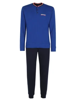 Lonsdale Pigiama lungo da uomo in cotone