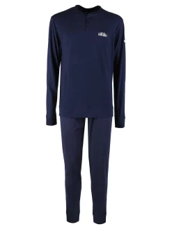 Lonsdale Pigiama lungo da uomo in cotone