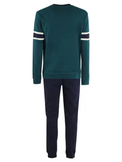 Lonsdale Pigiama lungo da uomo in cotone