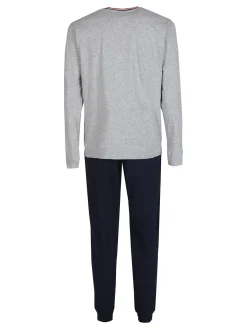 Lonsdale Pigiama lungo da uomo in cotone