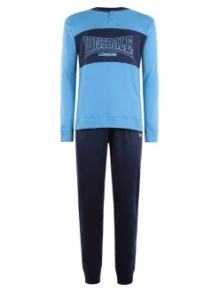 Lonsdale Pigiama lungo da uomo in cotone
