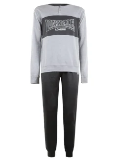 Lonsdale Pigiama lungo da uomo in cotone