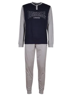 Lonsdale Pigiama lungo in cotone uomo