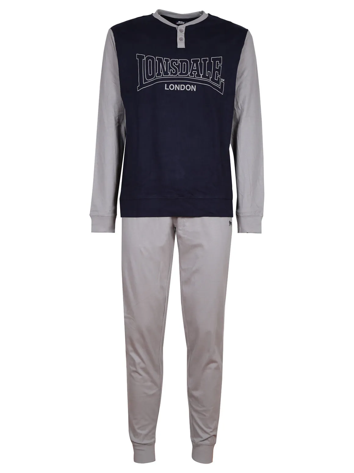 Lonsdale Pigiama lungo in cotone uomo