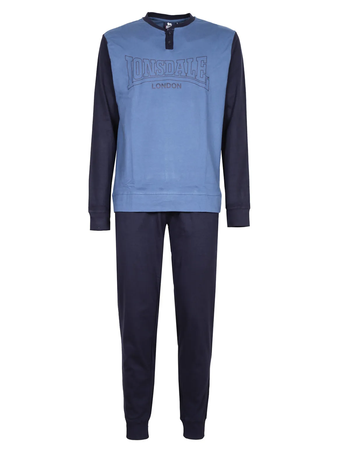 Lonsdale Pigiama lungo in cotone uomo