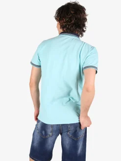 Lonsdale Polo da uomo a maniche corte con taschino