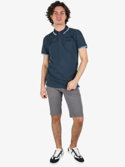 Lonsdale Polo da uomo a maniche corte con taschino
