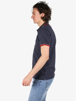 Lonsdale Polo da uomo a maniche corte con taschino