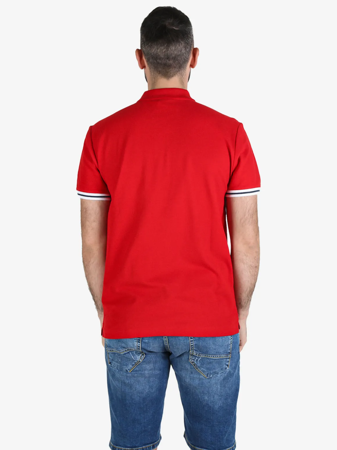 Lonsdale Polo da uomo in cotone a maniche corte