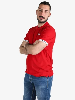 Lonsdale Polo da uomo in cotone a maniche corte