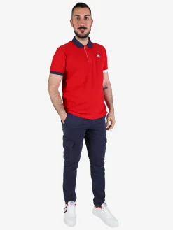 Lonsdale Polo da uomo in cotone a maniche corte
