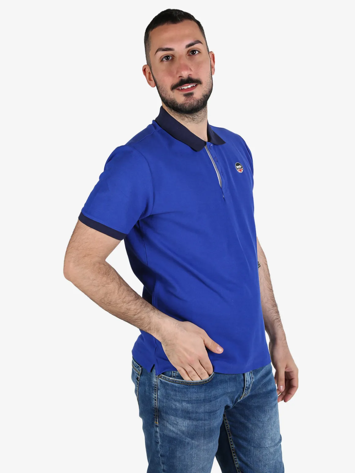 Lonsdale Polo da uomo in cotone a maniche corte