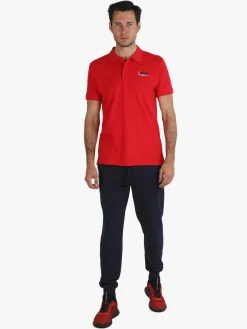Lonsdale Polo da uomo in cotone a maniche corte