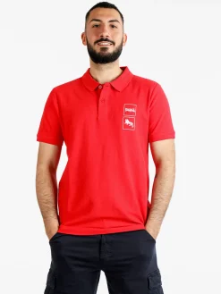 Lonsdale Polo in cotone da uomo manica corta