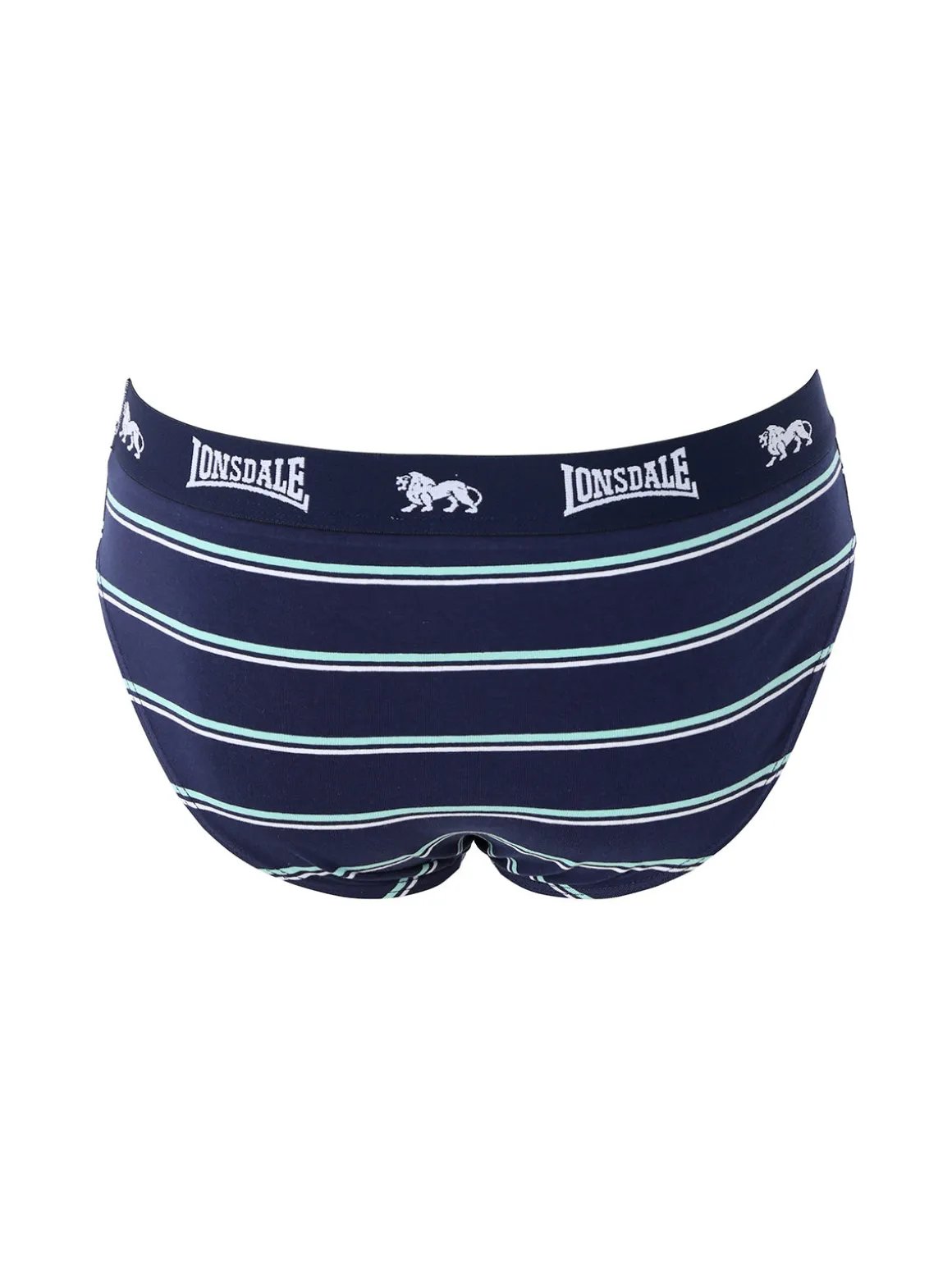 Lonsdale Slip rigati da uomo in cotone - blu scuro